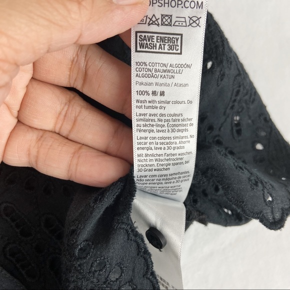 NWT TOPSHOP || Broderie Camisole Top - Picture 7 of 8